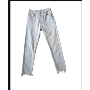 AGOLDE Light Blue Straight Leg Jeans Size 26